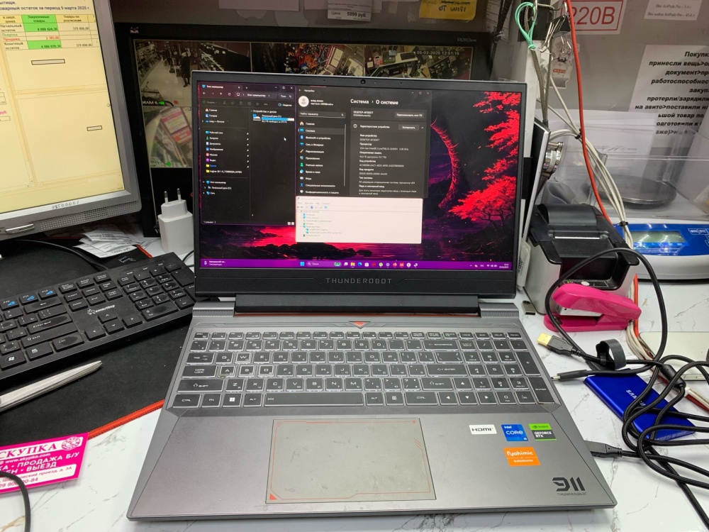 Нетбук Thunderobot Core i5 RTX 4050i