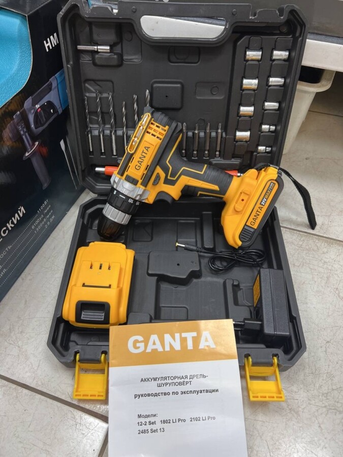 Шуруповерт Ganta 2102Li