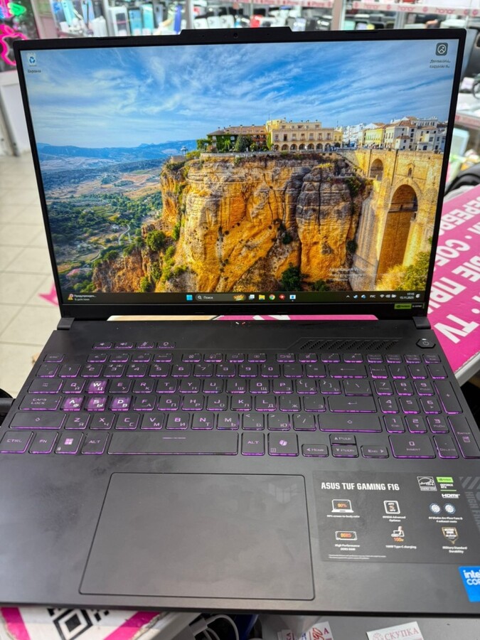 Ноутбук ASUS INTEL CORE 5 210H/16/500SSD RTX 4050