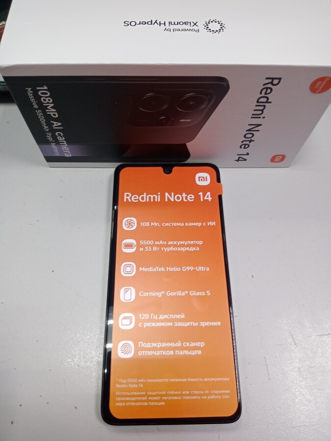 Смартфон Xiaomi Redmi note 14