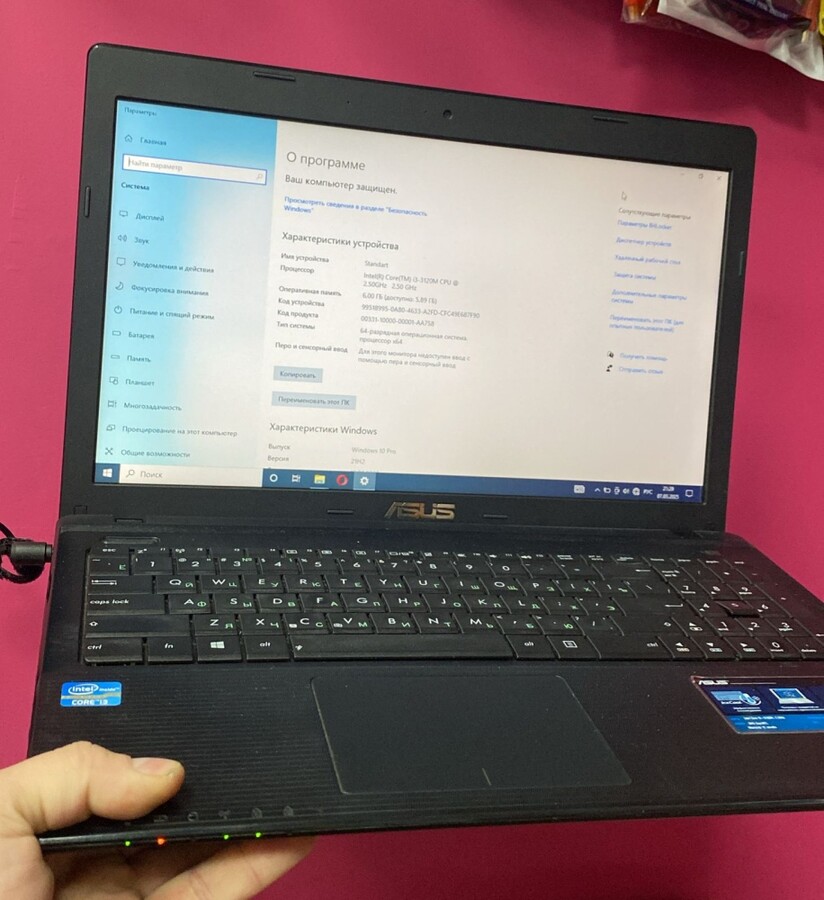 Ноутбук ASUS i3 3th / 4 / 240