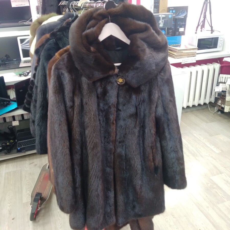 Шуба норковая 46