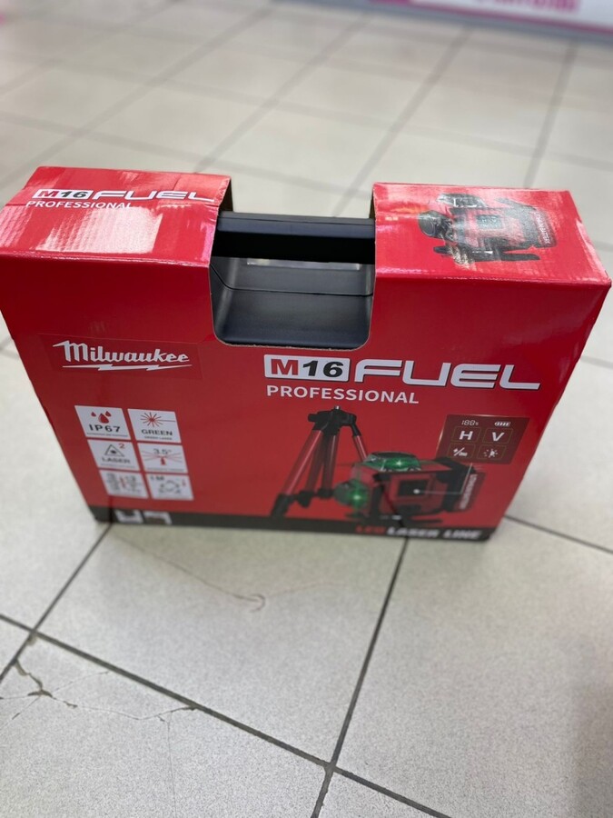 Лазерный уровень 16 лучей со штативом