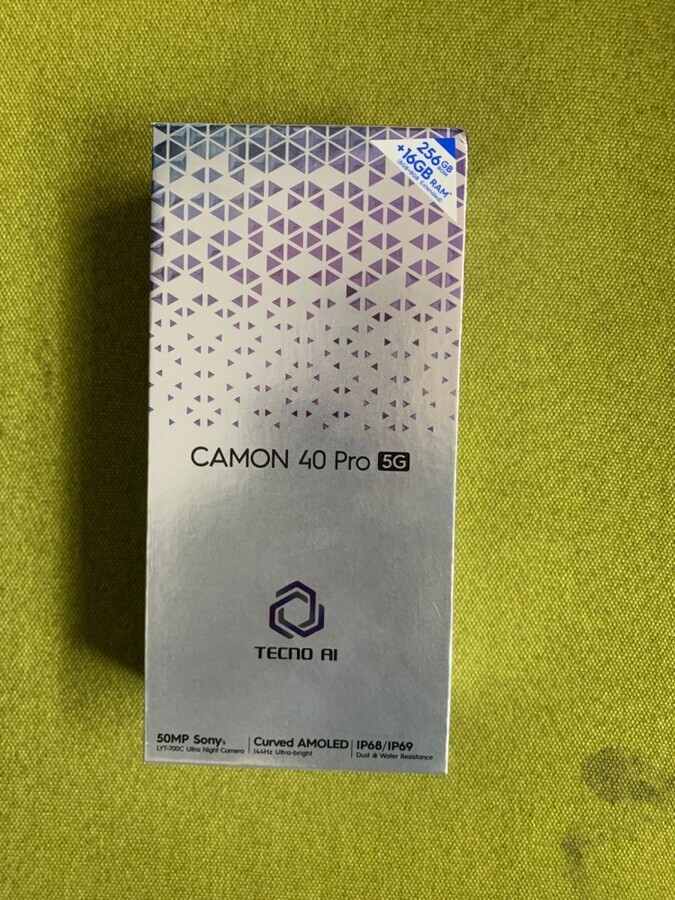 телефон Tecno Camon 40 PRO 5G 8/256