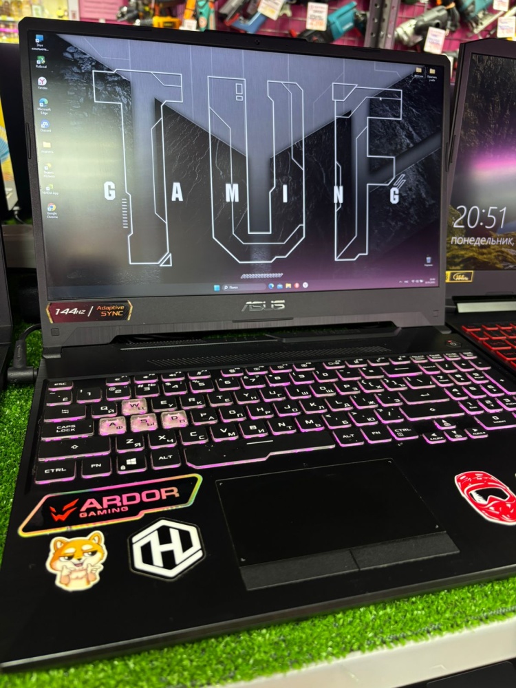 Ноутбук ASUS TUF I5 11400H/8/SSD512/3050