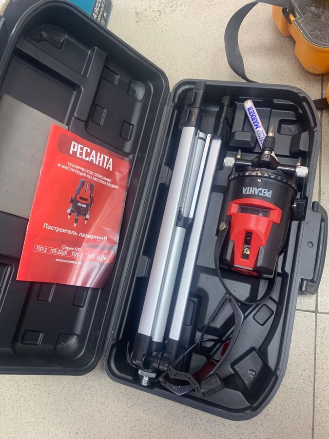 Лазерный уровень ресанта 3 шк